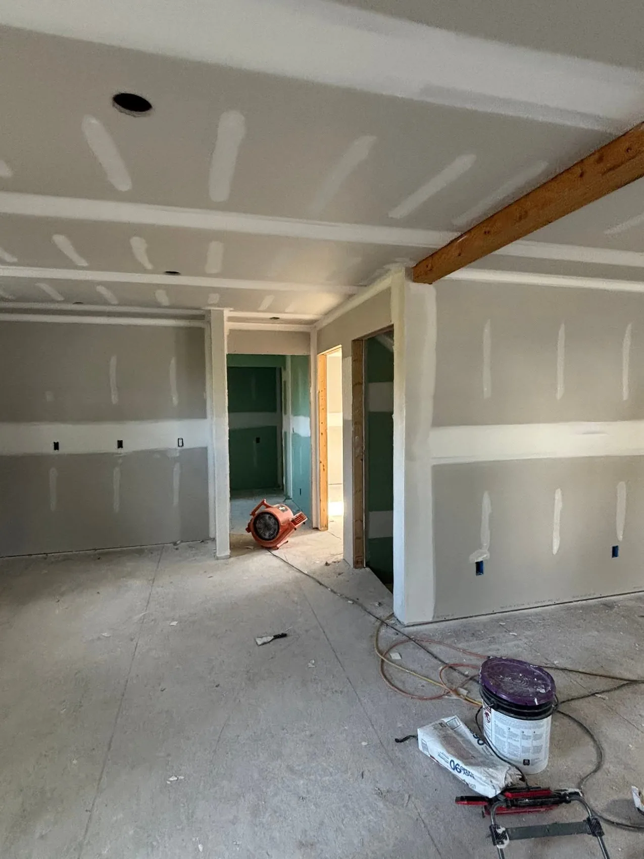 J.P. Burnham Drywall project photo