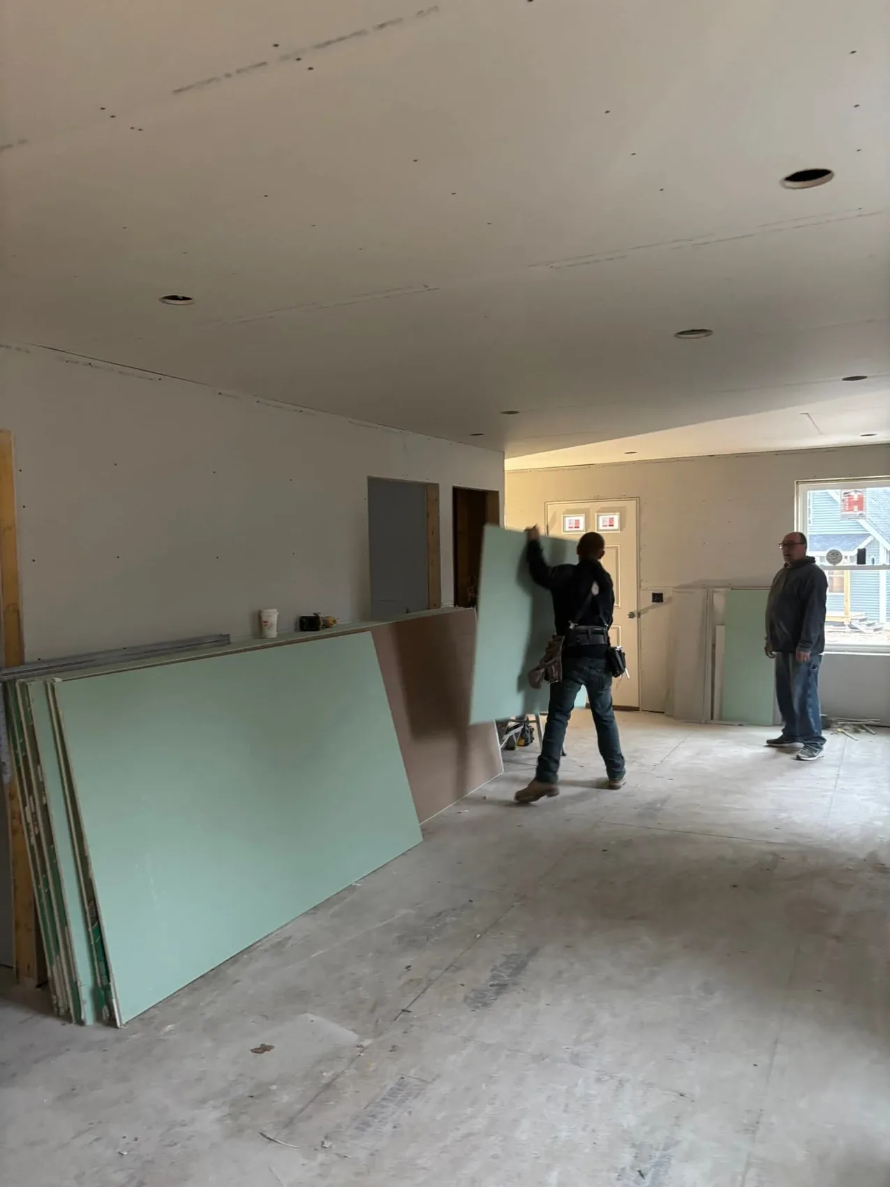 J.P. Burnham Drywall project photo
